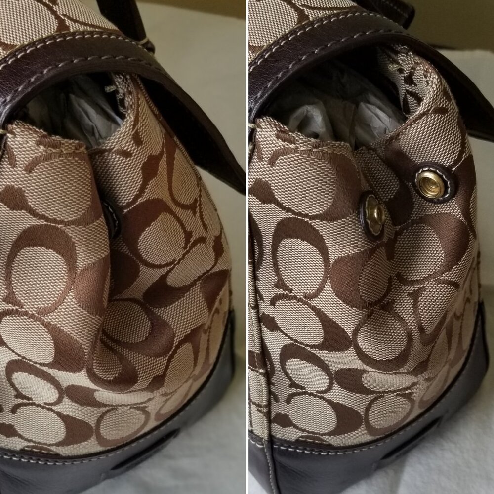 Coach Signature "Hampton" Weekender - Picture 12 of 16